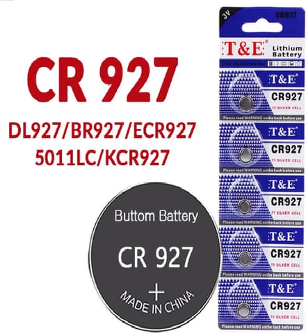5 Stuks - Da Vinci CR927 Knoopcel Batterijen - Lithium - Silver Cell - 3 V