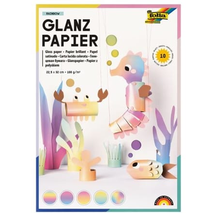 Glanzend papieren "Rainbow"