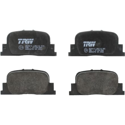 Remblokset TRW GDB3278, achter