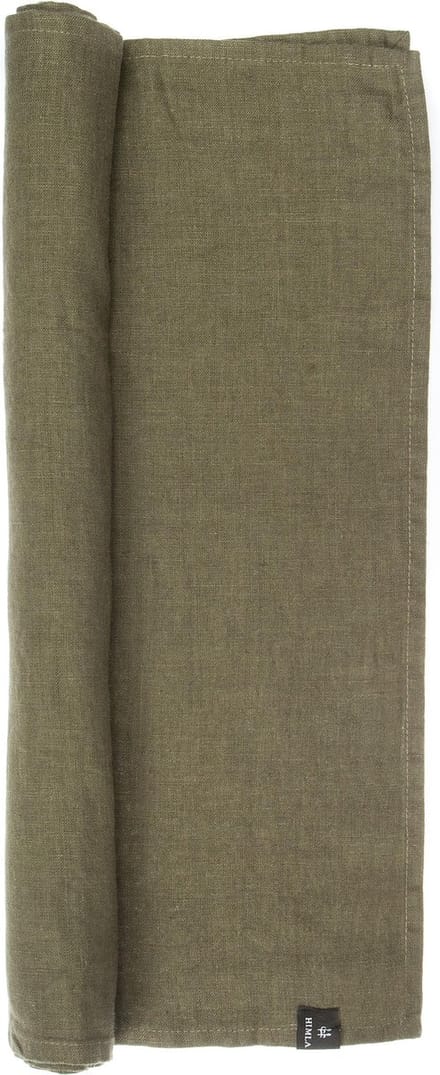 Himla Sunshine tafelloper linnen  – Khaki