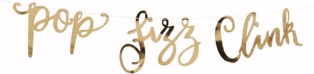 Ginger Ray - Metallic Star - Slinger Pop, Fizz, Clinck Goud (1,5 m)