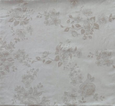Kussenhoes | Kate - Jacquard - Gebroken wit - Linnen Katoen Mix - 25x45 cm