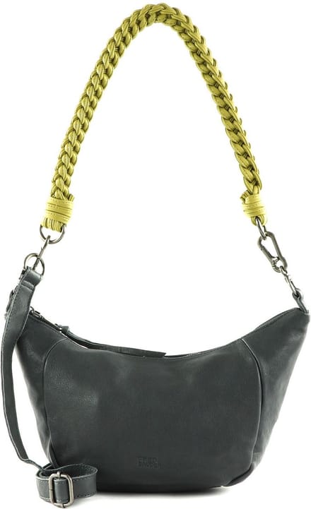 FREDsBRUDER Leren Schoudertas Nida Shoulderbag Antracite Antraciet