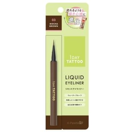 K-Palette - 1 Day Tattoo Liquid Eyeliner A 03 Mocha Brown