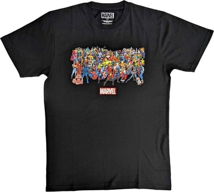 Marvel Marvel - Full Characters Heren T-shirt - S - Zwart