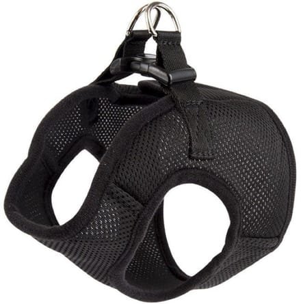 De-Tail Harnas polyester zacht S 30-32 cm Blauw