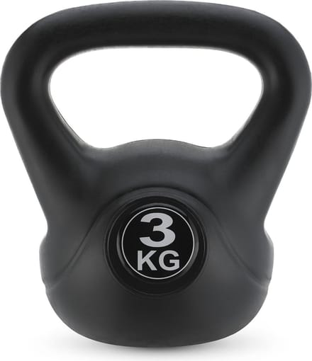 Gymtek® Kettlebell Dumbbell - 3kg - Kettlebell, Halter, Balgewicht