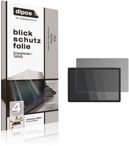 dipos – Matte Privacy Screenprotector geschikt voor PIXGOOD M708 | Anti-Spy Beschermfolie