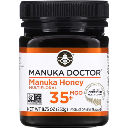 Manuka Doctor, Miel de variété de miel de Manuka, MGO 35+, 8,75 oz (250g)