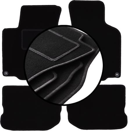 Complete set veloursmatten voor: Volkswagen Golf IV hatchback, stationwagen, variant (1997-2003)