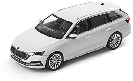 Modelauto Octavia 4 Combi Schaal 1:43 Miniatuur Wit