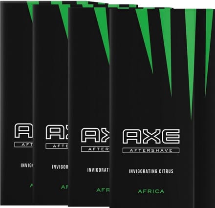 AXE After Shave Africa - Nieuwe Verpakking - 4 x 100 ML