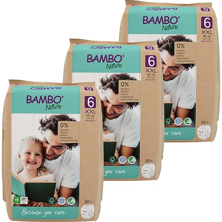 Bambo Nature Luier Maat 6 Voordeelverpakking 60 luiers