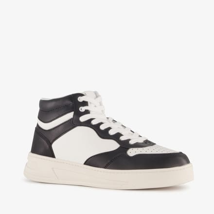 Blue Box hoge dames sneakers zwart wit - Maat 41