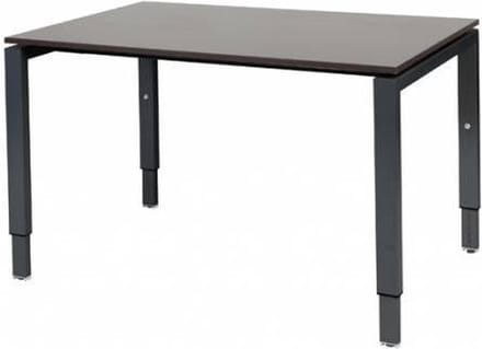 Verstelbaar Bureau - Domino 120x80 logan - zwart frame