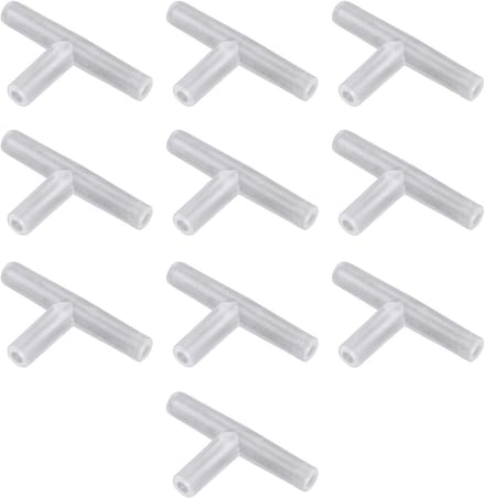 Dailygoody - T Type Aquarium Luchtklep - 10 Stuks - Eenvoudig te