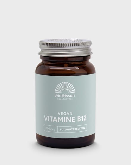 Mattisson - Vitamine B12 - 5000 mcg - Methylcobalamine - 60 Zuigtabletten