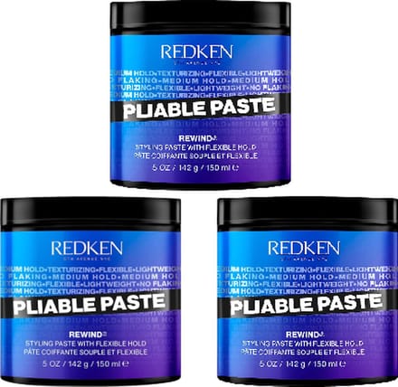 Redken - Rewind - Pliable Paste - Flexible Hold - voordeelverpakking - 3 x 150ml
