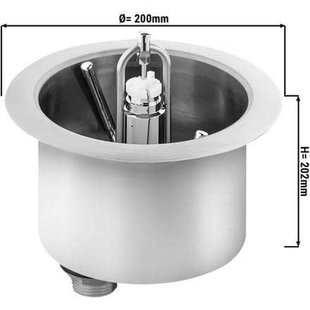 GGM Gastro Behälter-, Gläser- & Kragendusche mit Wasser-Stopp-Automatik