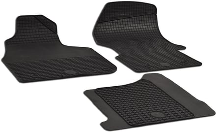 Automatten voor Mercedes SPRINTER W906 (2006-2018) en Volkswagen CRAFTER (2006-2016) - 3-delig - Rubber
