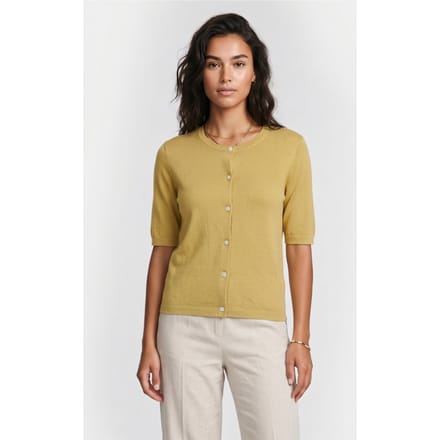 Brooks Brothers Silk Crewneck Cardigan Mint Größe: S | Cardigans Outlet | Damen | Cyan