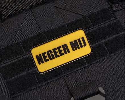 Always Prepared® Negeer mij patch klittenband - 2 stuks - Geschikt voor hondentuigen