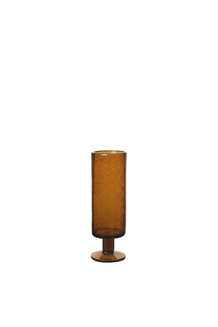 Ferm Living Oli Champagner Flute - amber