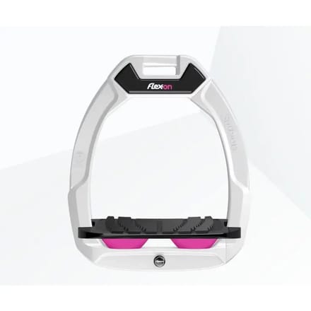 Veiligheidspalieten voor het paardrijden Ingebouwd Grip Wit/Zwart/Roze Flex-On Safe-On