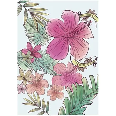Komar Poster Ariel Bloemen 30 X 40 Cm