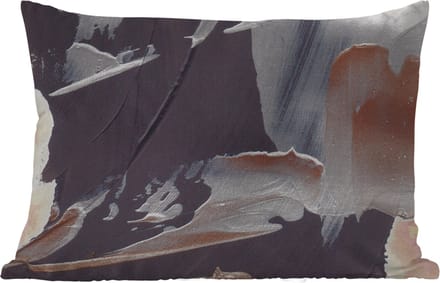 Buitenkussens - Abstract - Verf - Goud - 60x40 cm - Weerbestendig