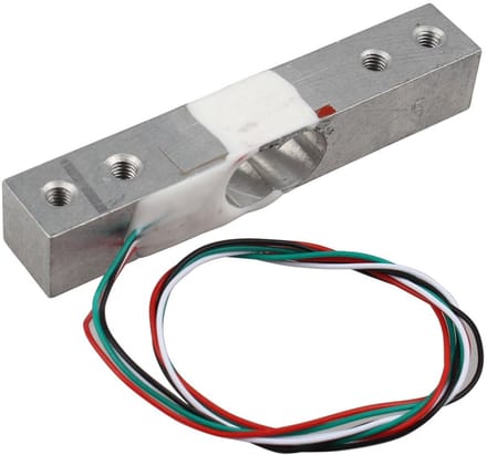 Dailygoody - Draagbare Weegsensor - Elektronische Gewichtssensor 5KG - Voor Arduino en Raspberry Pi - Zwart - DIY Projecten - Precisie Meting - C