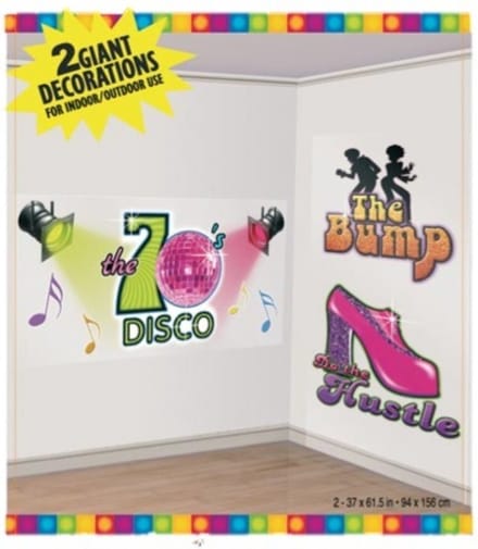 Scene Setter Disco, Deurdecoratie, Muurdecoratie, Themafeest