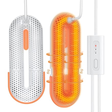 Schoenendroger & Schoenverfrisser met Timer  -  Oranje - Schoenendrogers