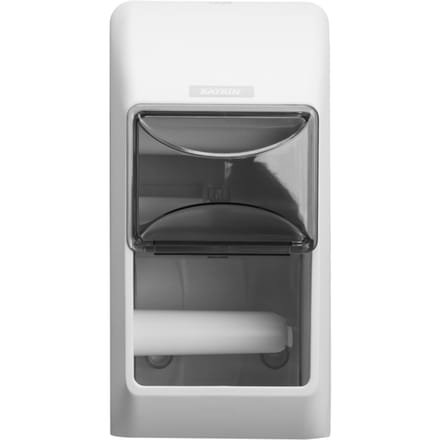 Katrin duobox toiletroldispenser voor 2 rollen - wit