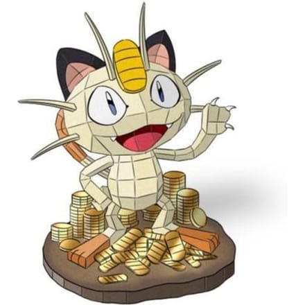 Spinmaster 4D Build - Pokemon - Meowth 3D Puzzels