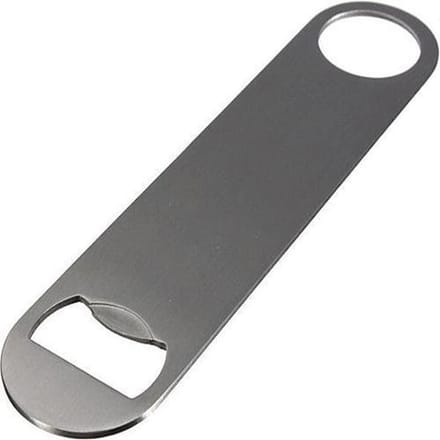 RVS Flesopener - Bieropener - Compact -13x3 cm