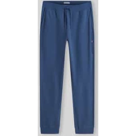 regular fit sweatbroek van puur katoen met labelopschrift
