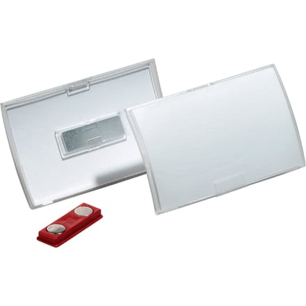 Badge Durable 8212 Click Fold met magneet 40x75mm