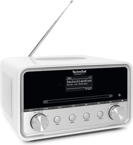 TechniSat DIGITRADIO 586 internetradio met DAB+ - Wit/Zilver