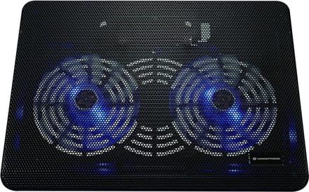 Conceptronic CNBCOOLPAD2F notebook cooling pad 43,2 cm (15.6'') Zwart