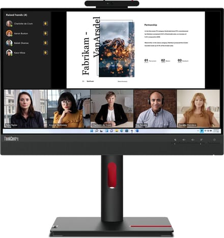 Lenovo ThinkCentre Tiny-In-One 22 LED display 54,6 cm (21.5") 1920 x 1080 Pixels Full HD Zwart