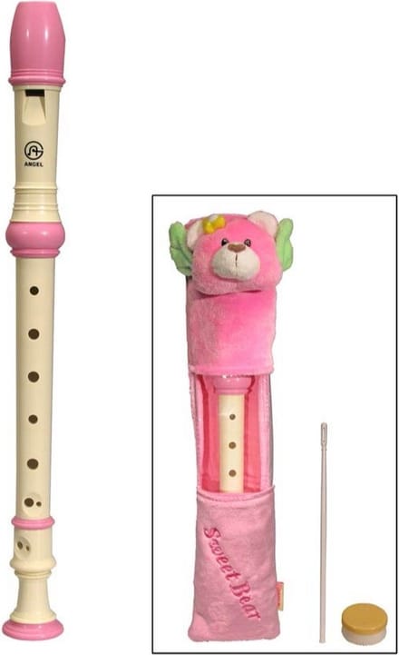 Angel Blokfluit Barok Roze