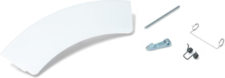 Deurgreep set - geschikt voor Aeg - handgreep wit deurgreepset compleet voor wasmachine - 4055128930