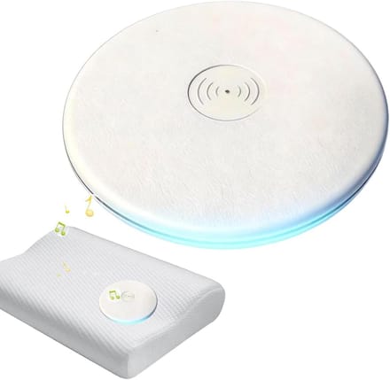 Kussen Luidspreker - Slaap Audio - Rustige Slaap - Beengeleiding Technologie - 2 x 10 x 2 cm - Wit