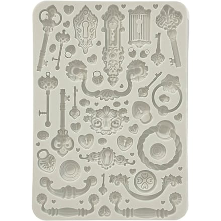 Siliconen gietvorm  "Golden Harmony" - Keys