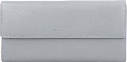 Esquire Viktoria Portemonnee RFID Leer 18,5 cm - Dames - Horizontaal - grau