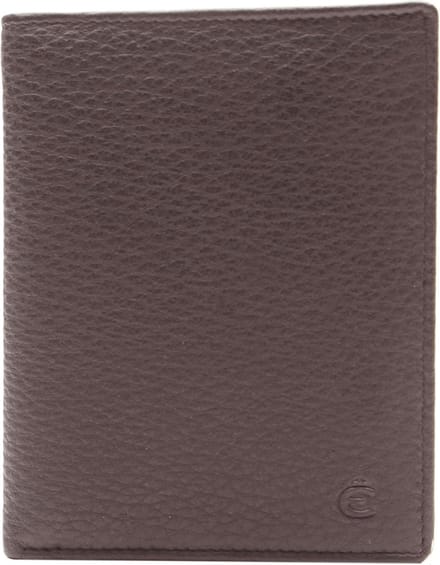 Esquire Leren Portemonnee Deer Cardsafe Wallet High Brown Donkerbruin