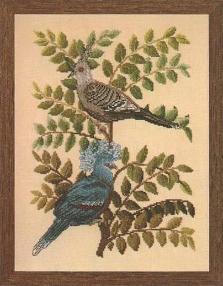 borduurpakket 17104 vogels, kroonduiven