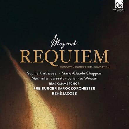 Sophie Karthäuser, Marie-Claude Chappuis, RIAS-Kammerchor, Freiburger Barockorchester, René Jacobs - Mozart: Requiem (CD)