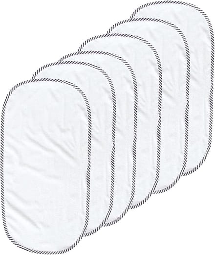 Dailygoods - Bamboo Rayon Waterdichte Verschoonmatten - Herbruikbare Set van 6